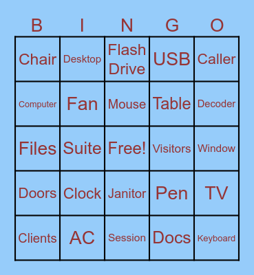 Starlight Bingo Card