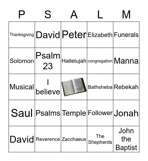 Religion 6-12 Bingo Card