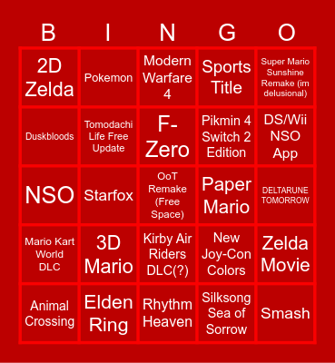 Direct Bingo Card