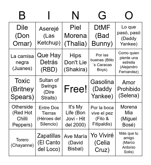 CUMPLIENDO 30 Bingo Card