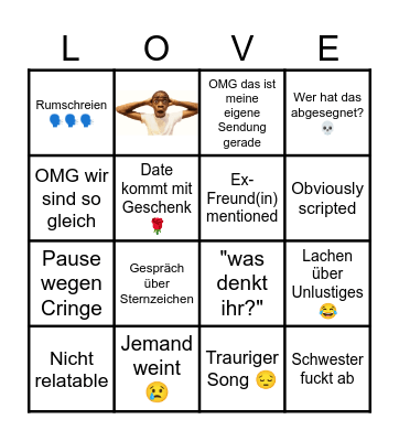 Nessi in Love Bingo Card