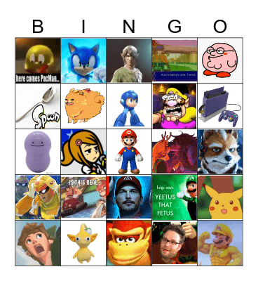 2026 Nintendo Direct Bingo Card
