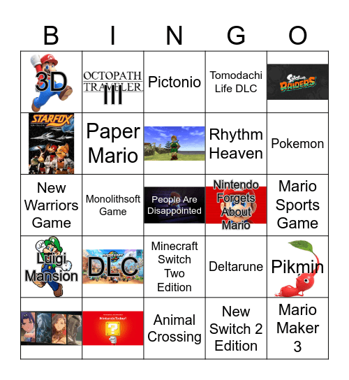 Direct Bingo Card