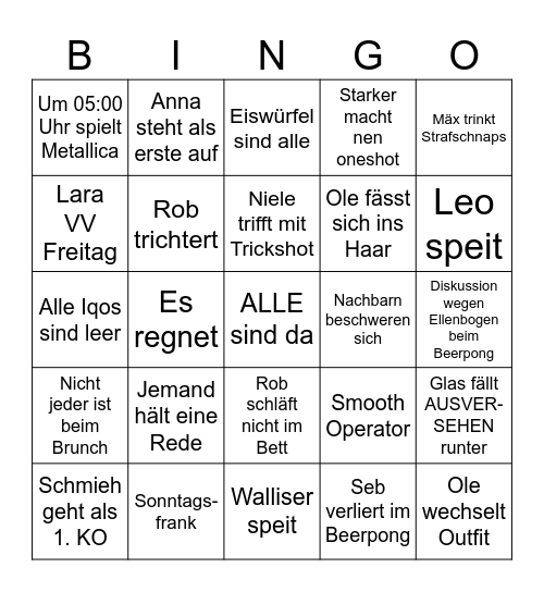 ROB Bingo Card