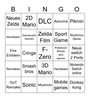 Direct / Treehouse 06-2026 Bingo Card