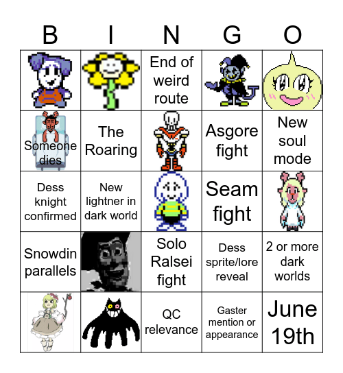 5 Bingo Card