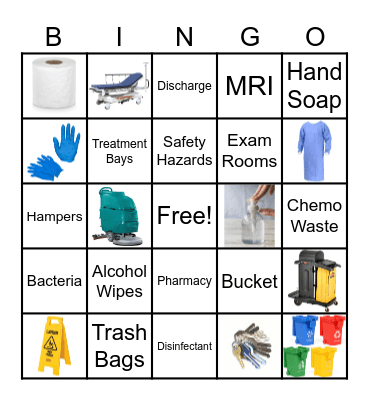 EVS Vocabulary Bingo Card