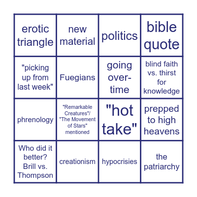This Thing of Gayness Bingo Card