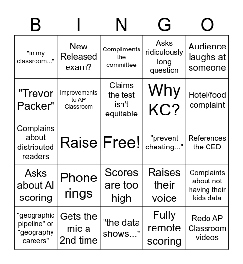 Open Bingo Card