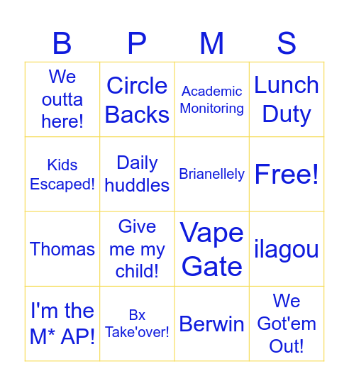 2025-2026,CLOSEOUT BINGO Card