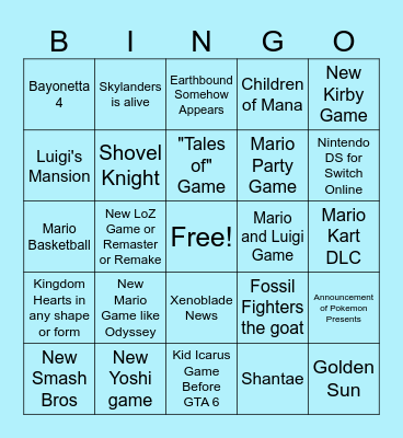 Unrealistic Direct Bingo Card