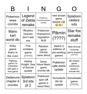 Untitled Bingoo Bingo Card