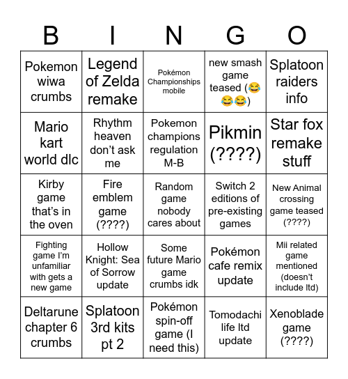 Untitled Bingoo Bingo Card