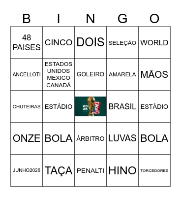 COPA DO MUNDO Bingo Card