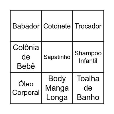 Chá do Felipe Bingo Card