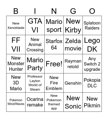 June 2026 Direct Bingo Card