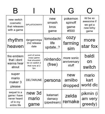 direct bingo Card