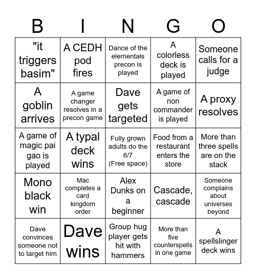 Jackpot magic bingo Card