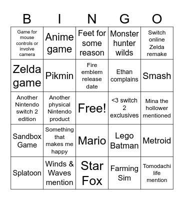 Bingo, that exists Bingo Card