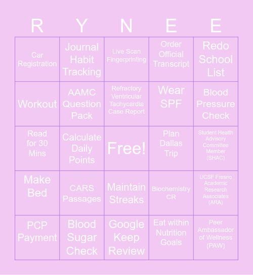 JUNE 9TH, 2026 Bingo Card