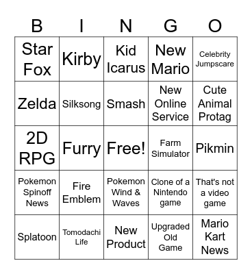 Direct Jun 9 Bingo Card