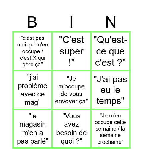 Blitz BO Bingo Card