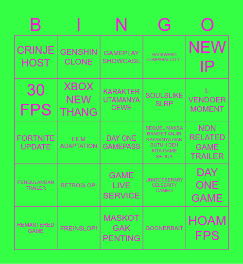 xbox youlevme together forever Bingo Card