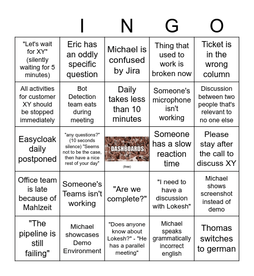Easycloak Daily Bingo Card