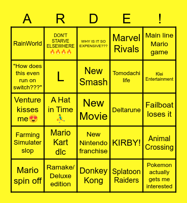DIRECT BINGO Card