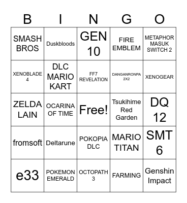 DIRECT HARI INI Bingo Card