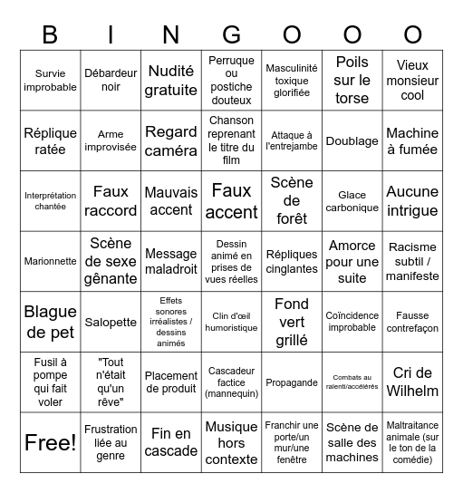 Bingo Nanar Bingo Card