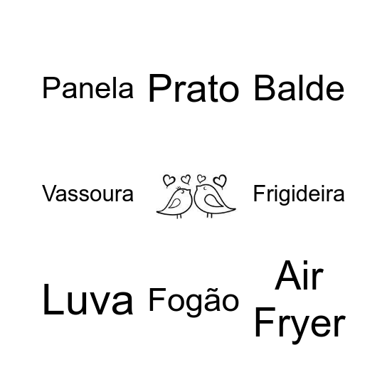 Chá de Casa Nova Bingo Card