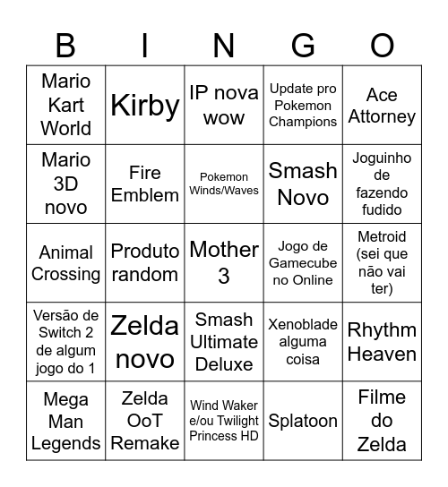 Direct 09/06 Ditto Bingo Card