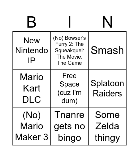 Direct 6/9/26 Predictions Bingo Card