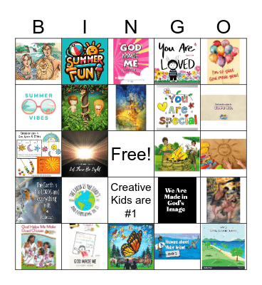 In the Beginning Bingo Card
