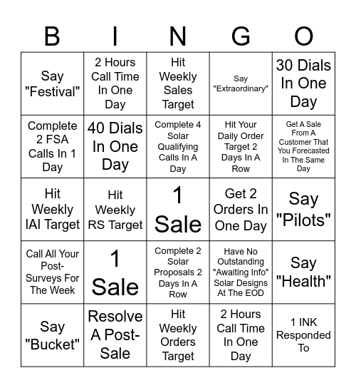 Team Harry Bingo Card