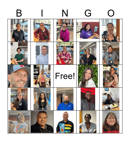 AIMS Staff 2025-26 Bingo Card