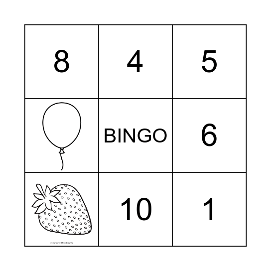 COLORES Bingo Card