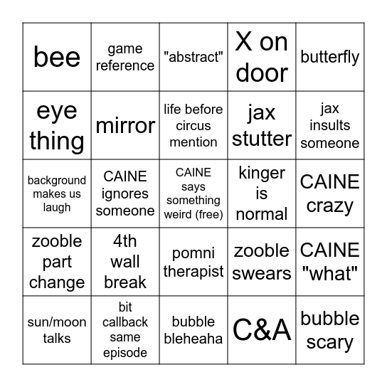 The Amazing Digital Bingo Card