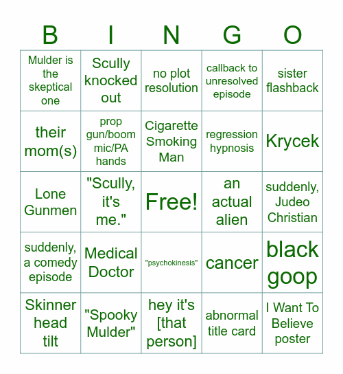 You're Not Gonna Believe This Bingo Card