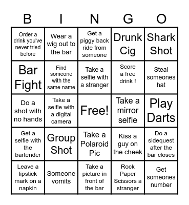 Beaver Island Ladies Night Out 2026 Bingo Card