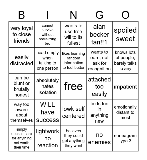 Ike bingo Card