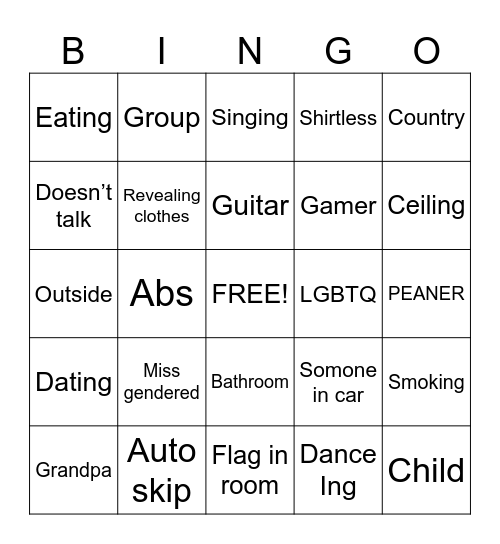 Monkey bingo Card
