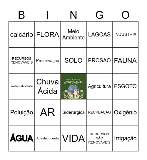 SUSTENTABILIDADE Bingo Card