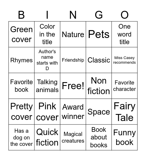 Danica Bingo Card