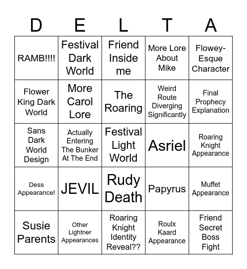 chapter 5 Bingo Card