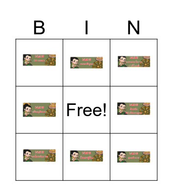 พุทธประวัติ 2 Bingo Card