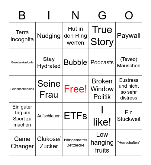 Hakim Bingo Card