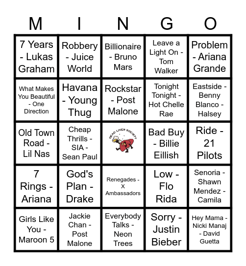 Class of 2022!! Bingo Card