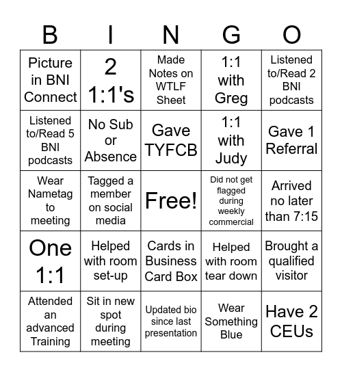 Tidal Revenue June 2026 Bingo Card